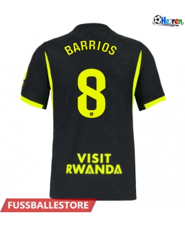 Günstige Atletico Madrid Pablo Barrios #8 Auswärtstrikot 2026-27 Kurzarm